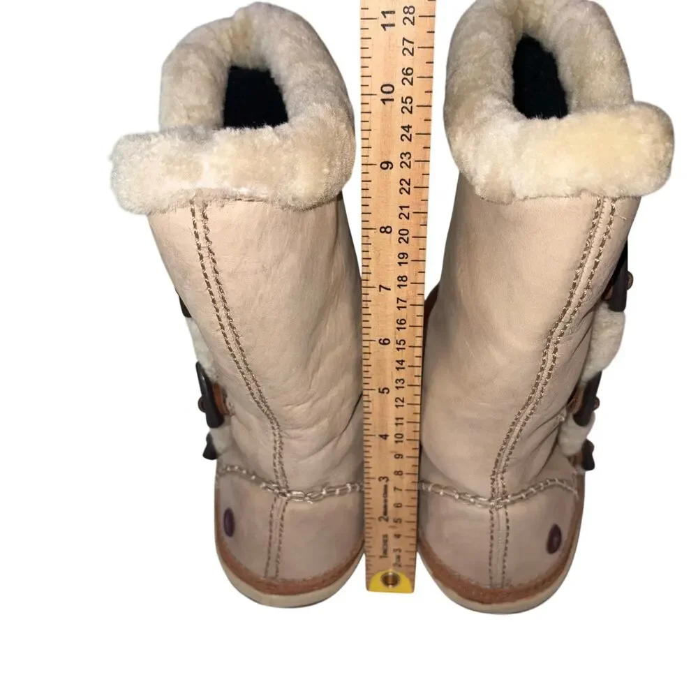 Merrell Spirit Tibet High Women's Polortec Winter Boots Suede Fur‎ Lined Toggle